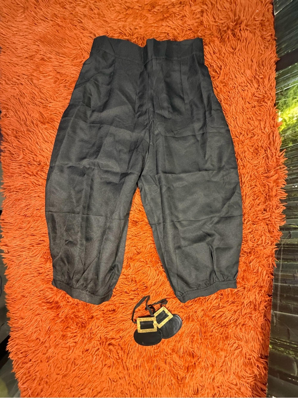 Victorian Colonial Pirate Pants Small Black